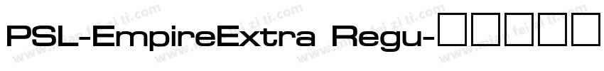 PSL-EmpireExtra Regu字体转换
